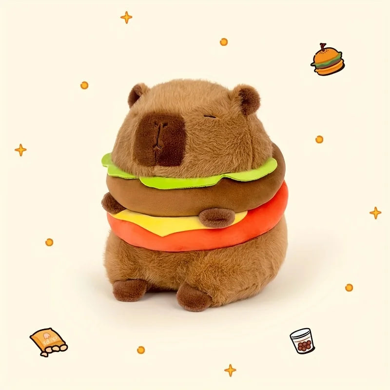 Cuddle Burger Capybara Plush๐